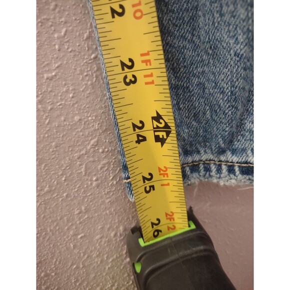 AMERICAN EAGLE Mom Jeans Women's Size 2 STRIGID High Rise Baggy Straight Ripped - Picture 13 of 14